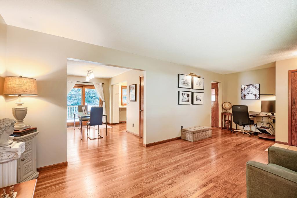 Living Room and Informal Dining Room