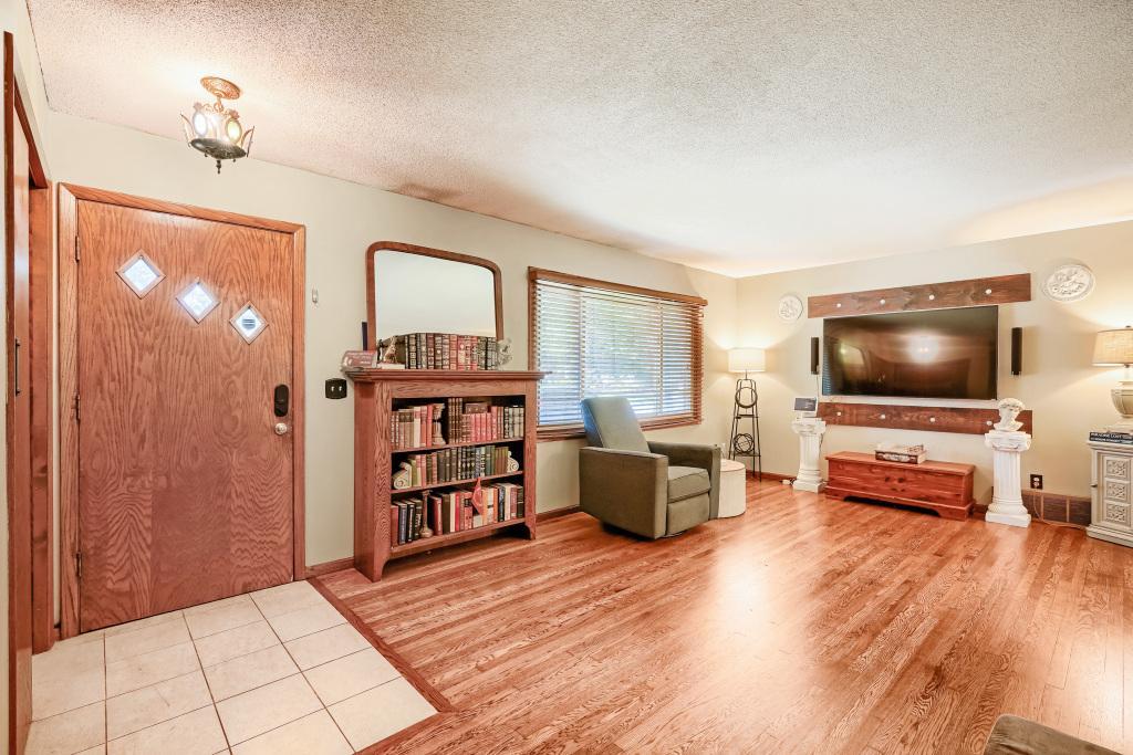 Entryway and Living Room