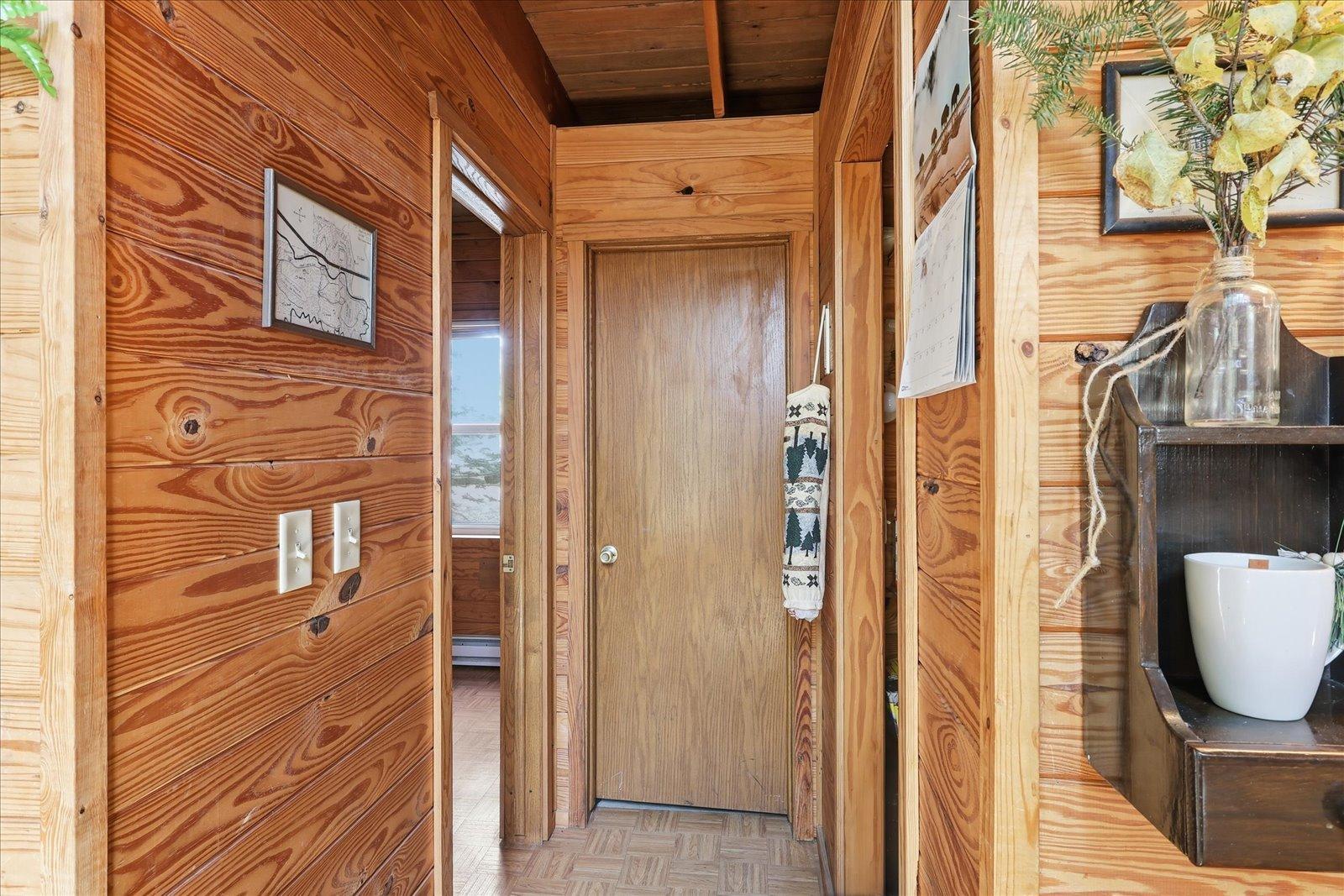 Hallway with utilities