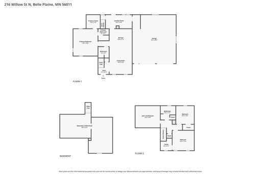 216 N Willow Street, Belle Plaine, MN 56011