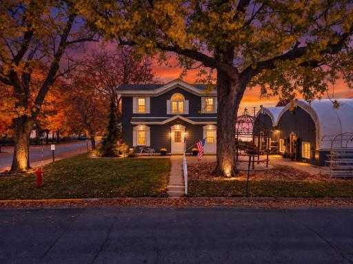 Once home to the beloved Harrington's Greenhouse, this one-of-a-kind property offers an incredible opportunity to bring your vision to life! Situated on a corner lot, mature trees, lush gardens, and patios create an enchanted outdoor setting.