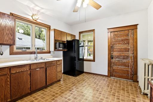 Exceptionally large kitchen along with the formal dining room are a delight for cooking & entertaining