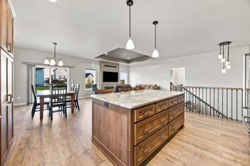 Kitchen with a view to the beautiful outdoors