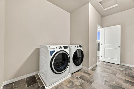 Laundry Room - located in the enormous primary walk-in closet
