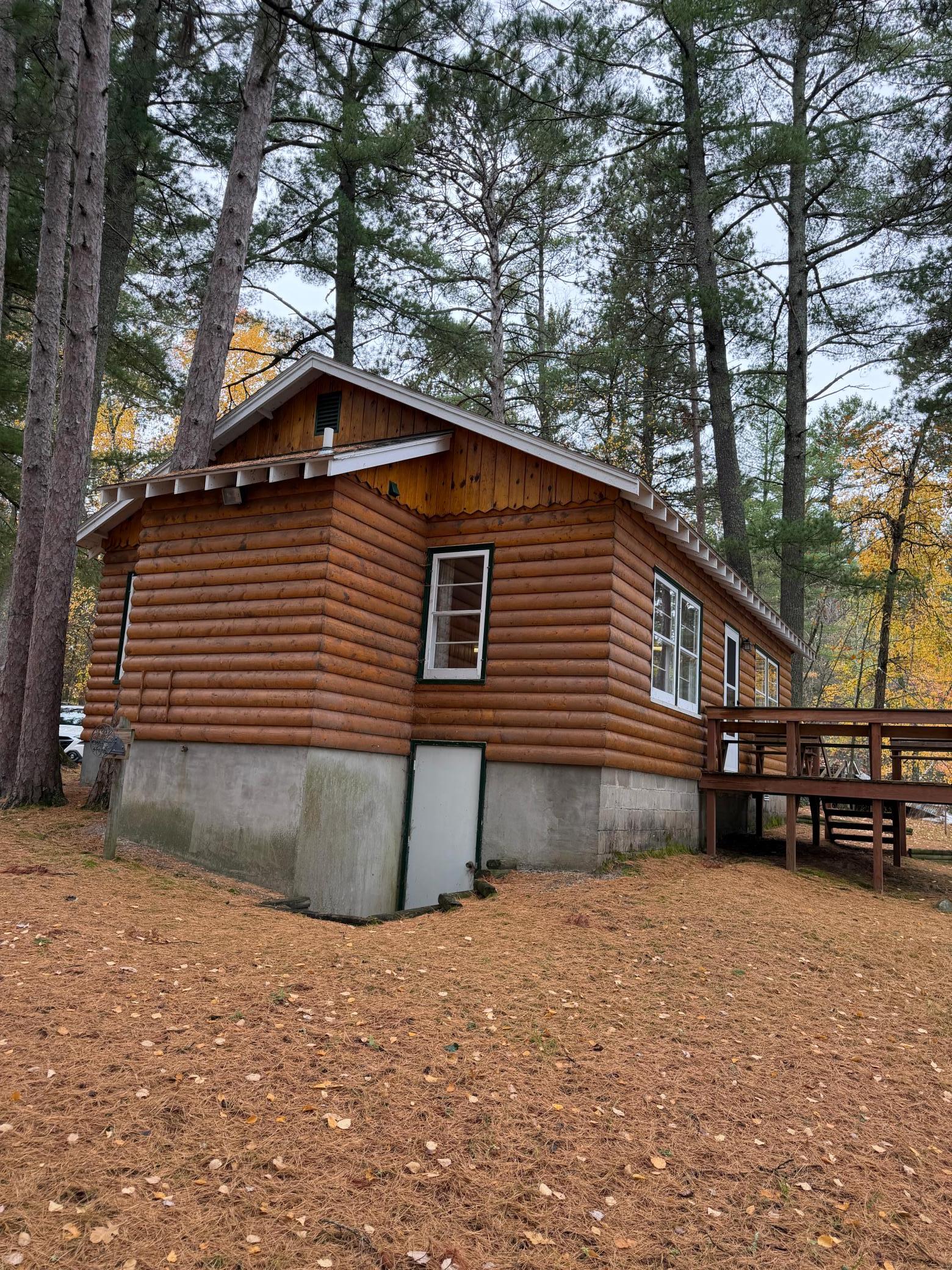 East side of cabin