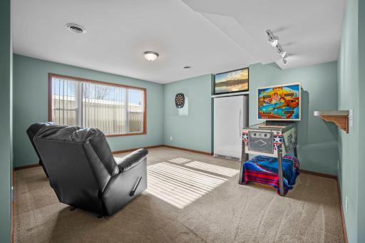 The two additional finished rooms offer flexible optionsâuse them as a TV room, library, home office, or whatever best fits your lifestyle.