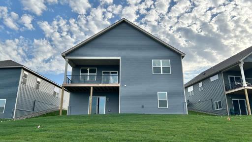 Incredible, covered deck with stunning views. Walkout basement, spacious yard and more. HOA maintained lawn & snow removal.