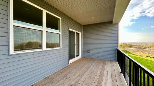 A covered deck is included with the Clifton layout and may become your favorite space to spend time.