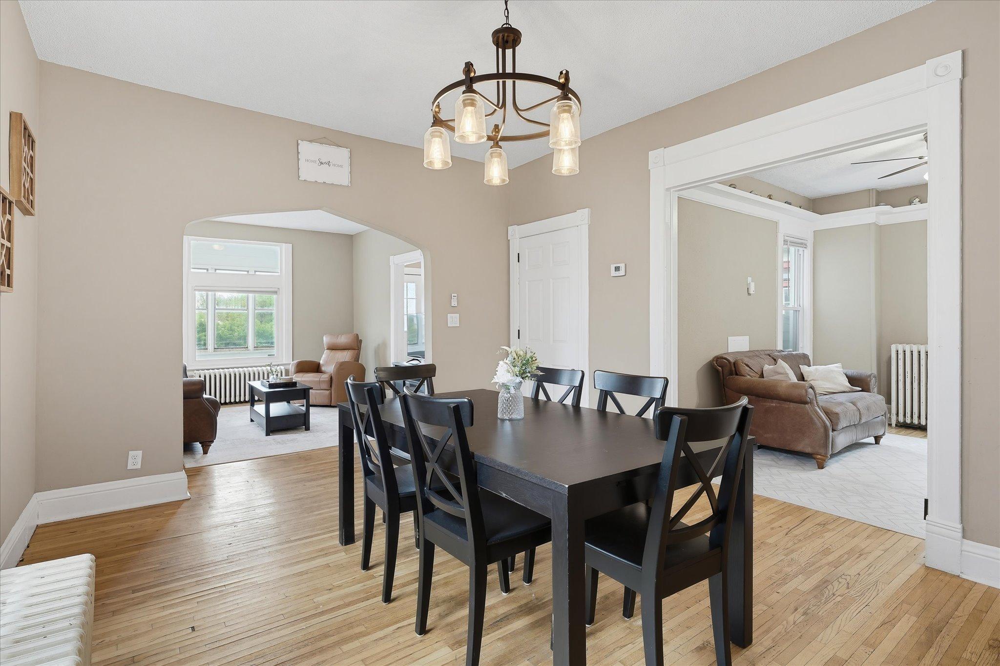 Spacious dining room seamlessly connects the kitchen and living spaces, creating an ideal setting for entertaining!