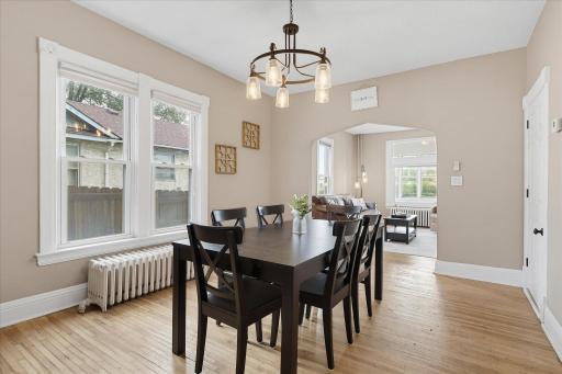 Beautiful hardwood floors showcase the homeâs original character!