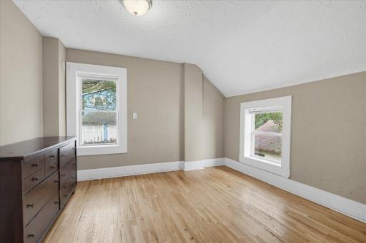 Spacious second bedroom on the upper level!