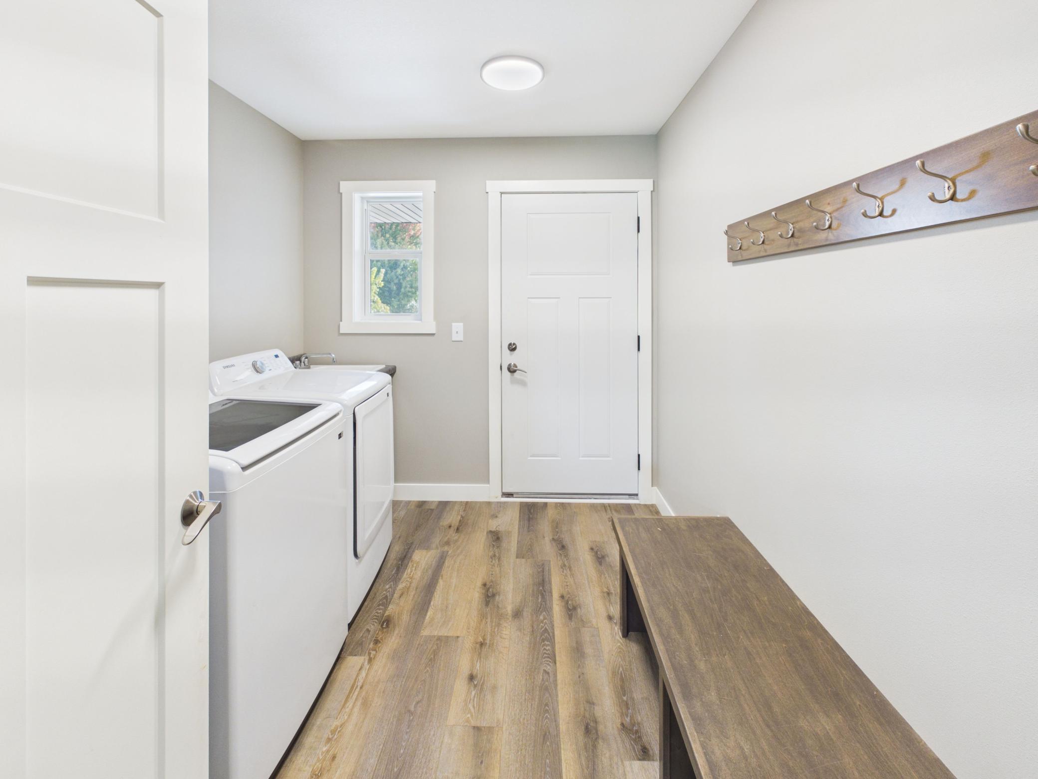 Main Floor Laundry and Mud Room area