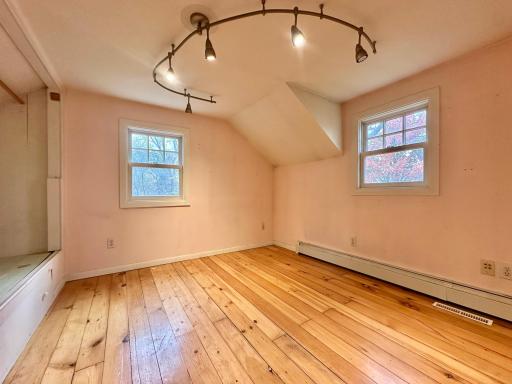 This room has just been used for storage and could use some minor finishing.