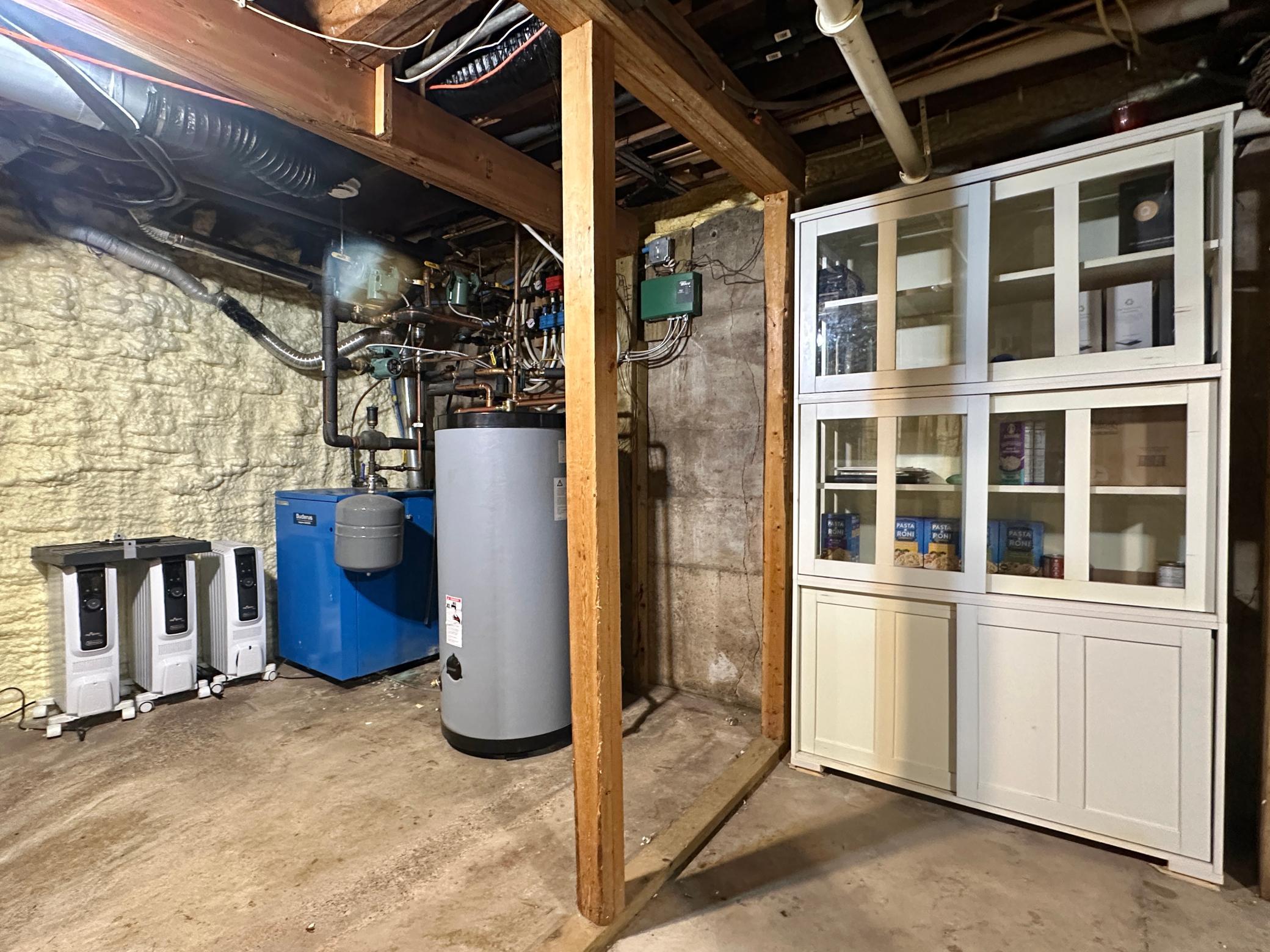 Mechanicals and more storage.