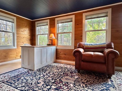 Lots of natural lighting and positive energy in this room.