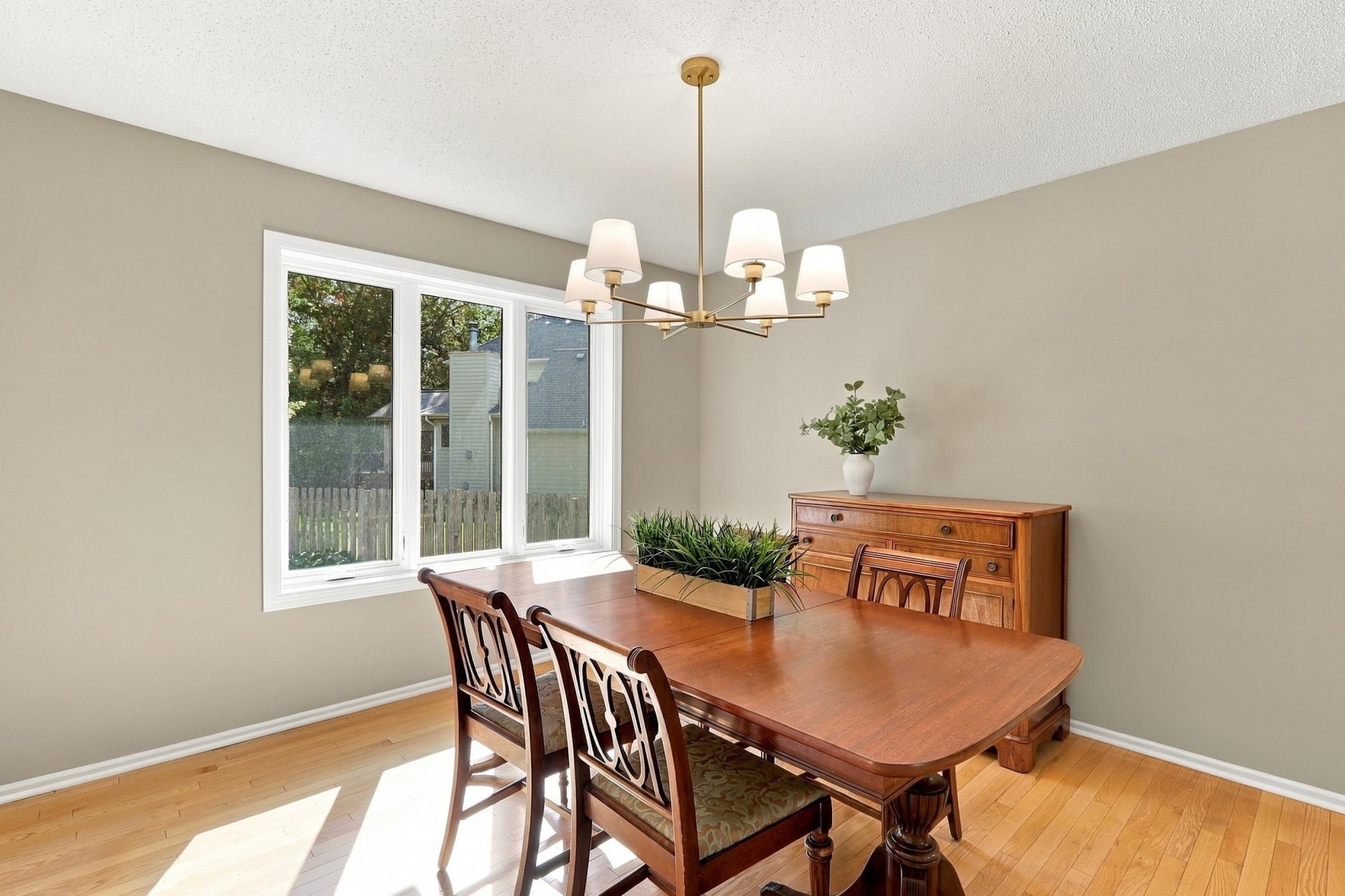 Spacious dining area ideal for hosting family and friends.