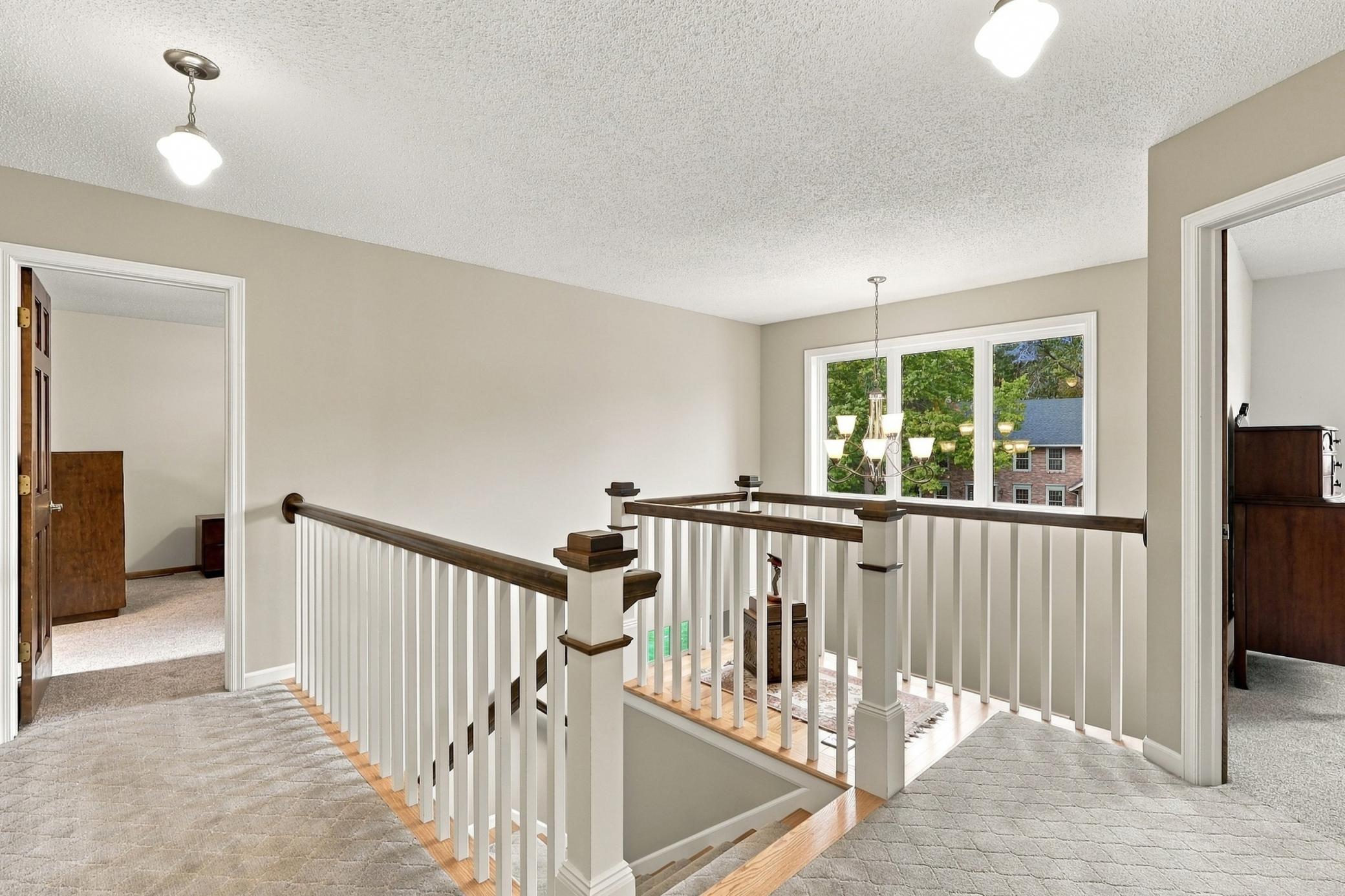 Classic architectural details complement the updated interior.