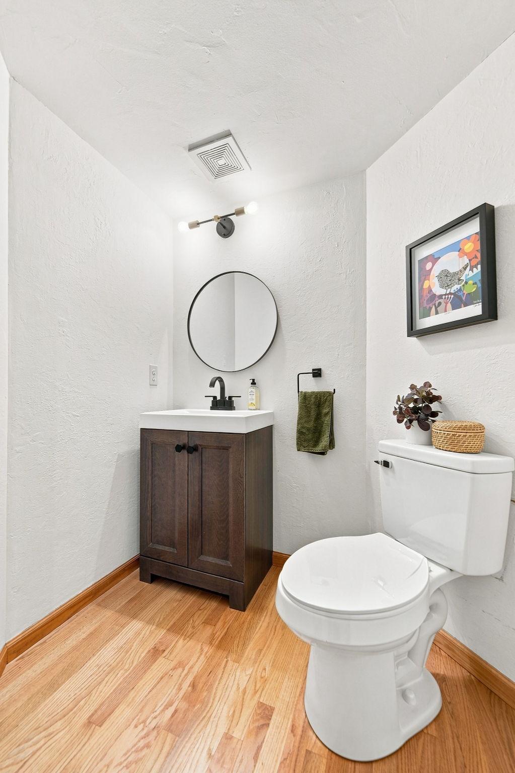 Main floor 1/2 bathroom.