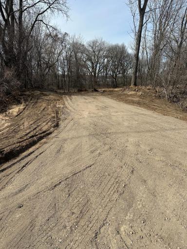 Driveway approach is in and can drive/walk down to pad.
