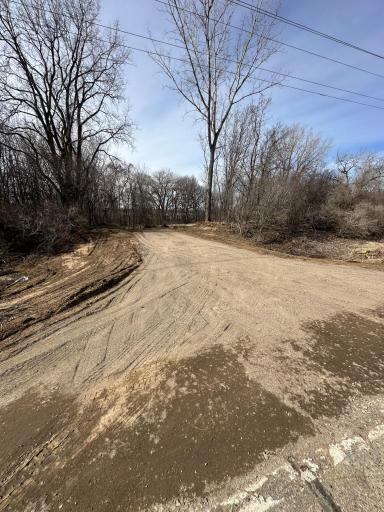 Driveway approach is in and can drive/walk down to pad.