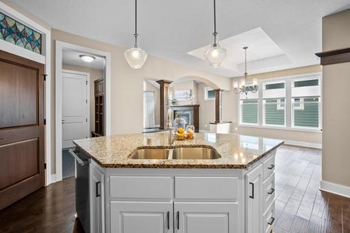 Mud room off of garage is perfect location to bring in groceries to the kitchen