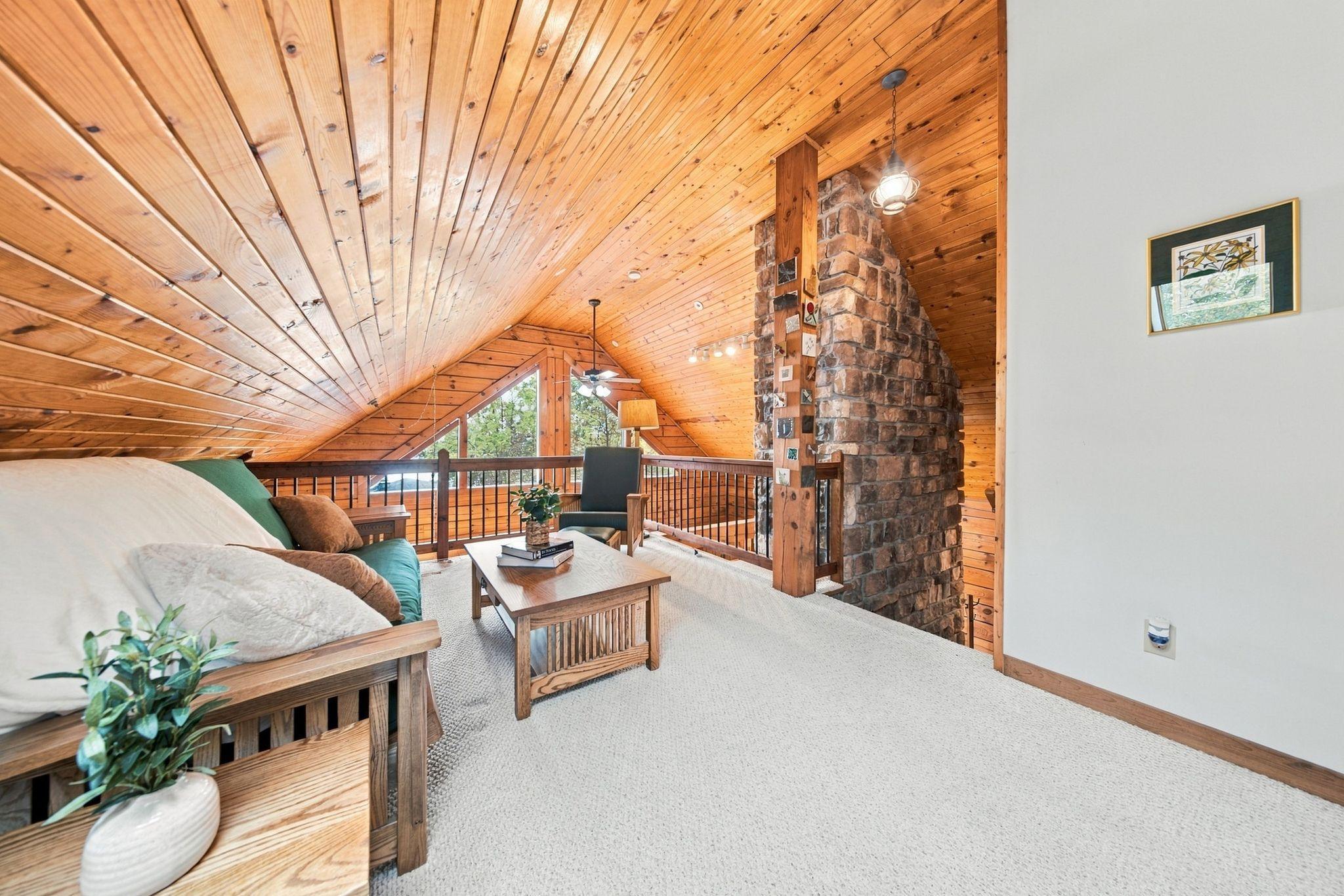 Loft Area with Stunning Views of Lake Pepin