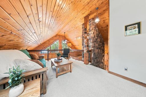 Loft Area with Stunning Views of Lake Pepin