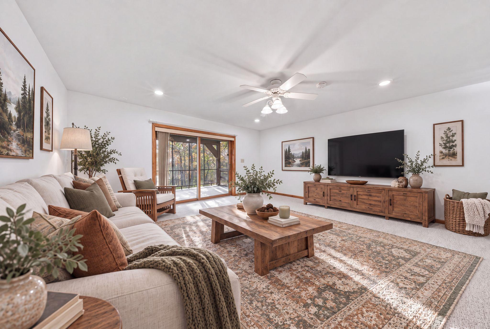 Virtually Staged Lower Level