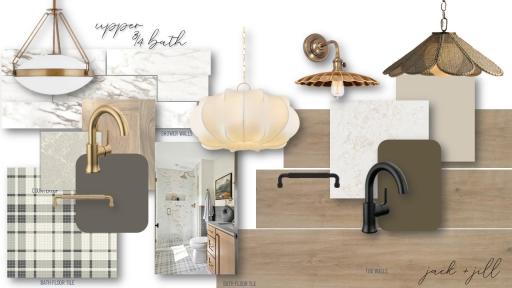 Design selections - ensuite 3/4 bath and full J/J bath.