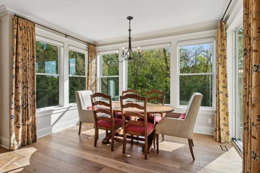 Dining area is great for informal or formal dining.