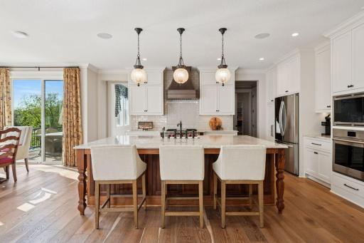 Refined living space filled with sophisticated gathering areas ideally suited for both entertaining and everyday living