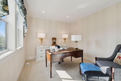 Main floor office, work from home with a view!