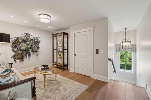 Upper-level loft is where the elevator is accessed.