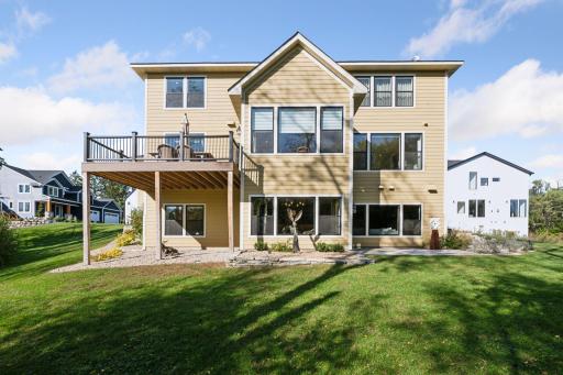 Expansive maintenance-free deck and spacious patio.