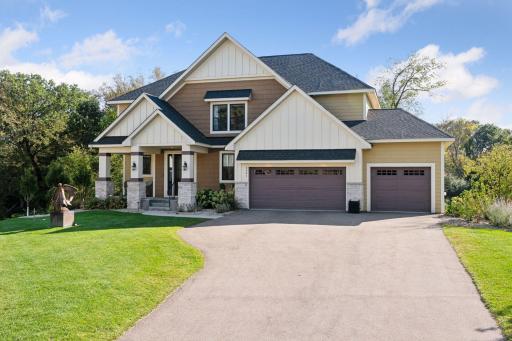 Custom-built masterpiece is nestled on a quiet cul-de-sac.