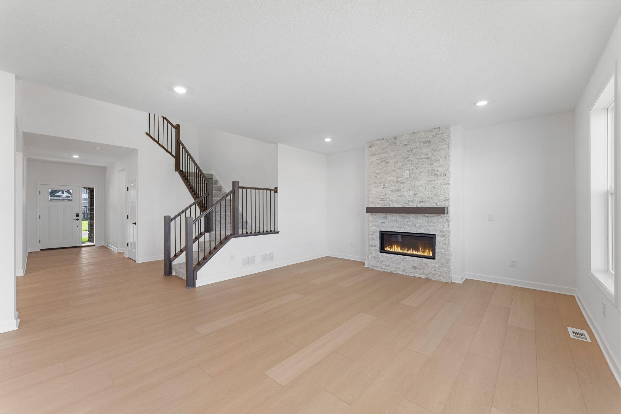 The Great Room is the natural gathering space within the home, ready for seamless entertaining and relaxation throughout the week.