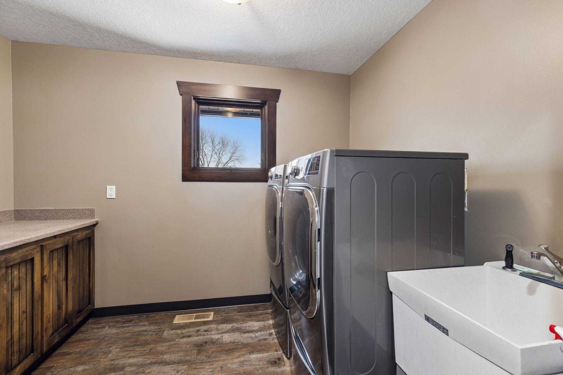 Upstairs laundry