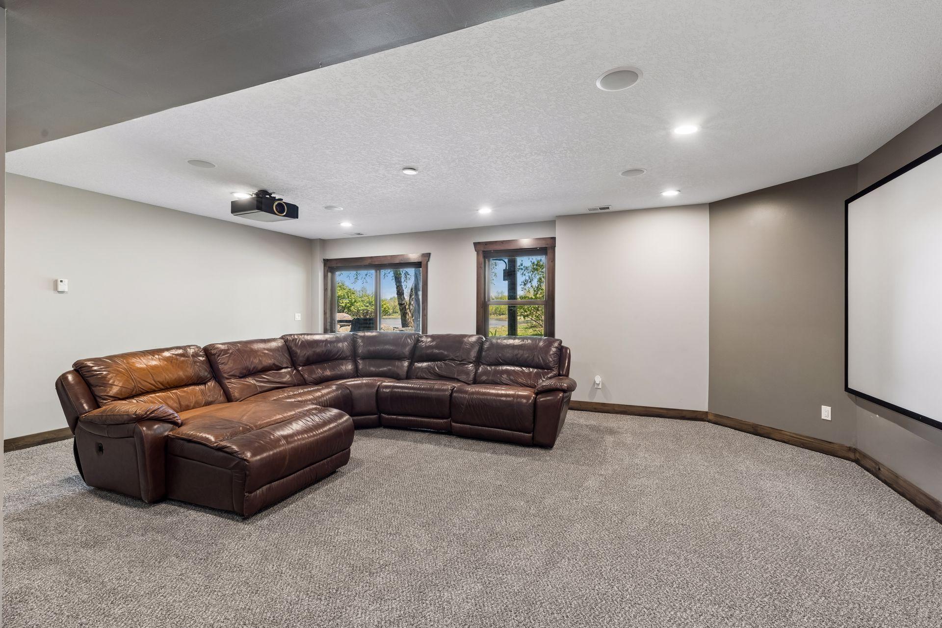 Lower level family room
