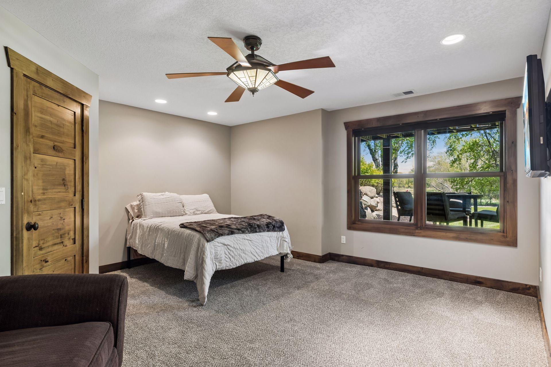 Lower level bedroom
