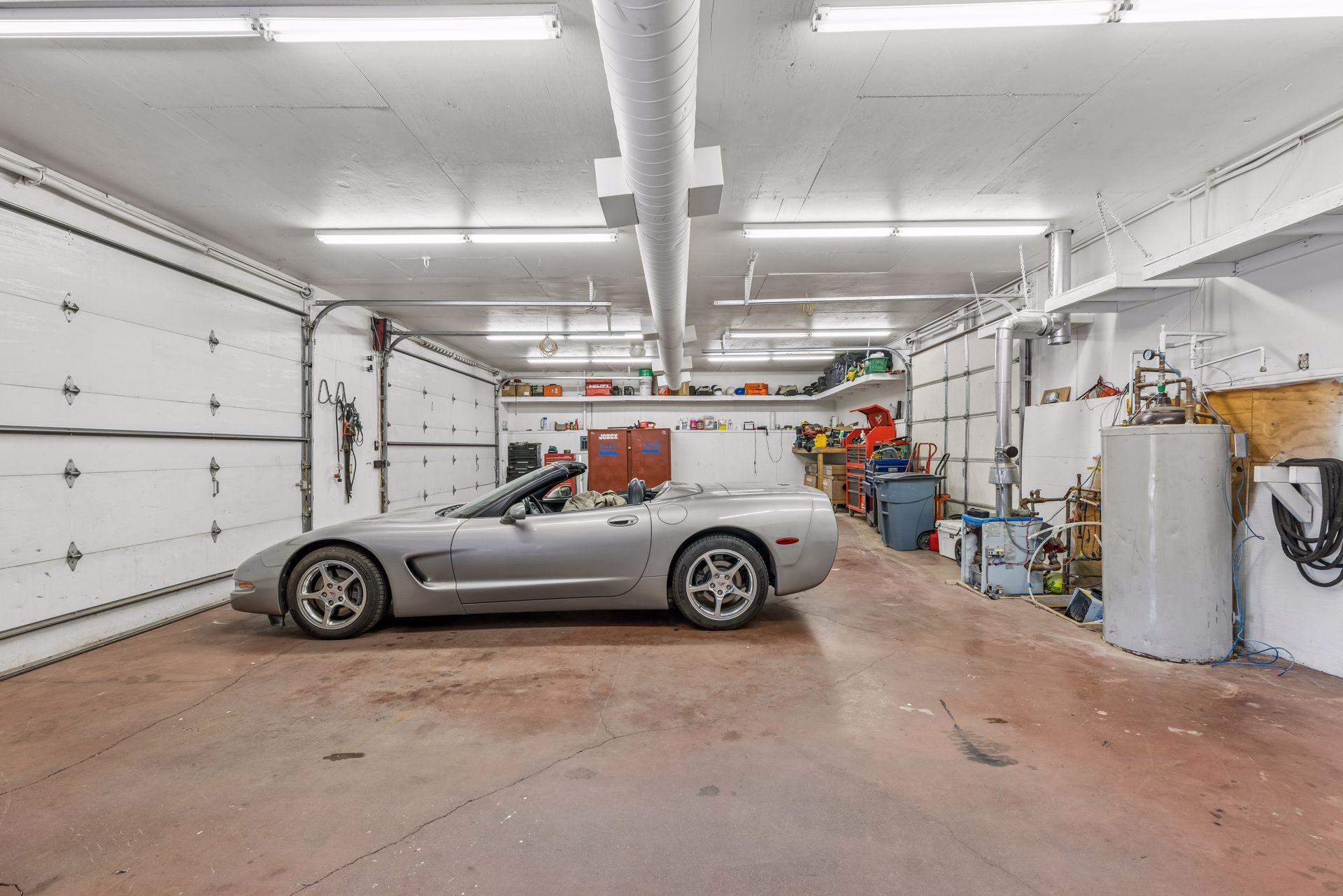 Lower garage