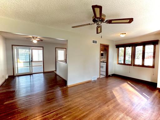 Hardwood floors help to provide the charm of an older home