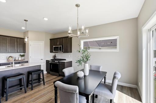 Dining - photos are of a staged home with same floorplan. Colors and selections may differ.