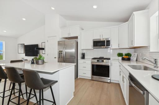 (All the following photos are of a similar home, actual finishes may vary.)