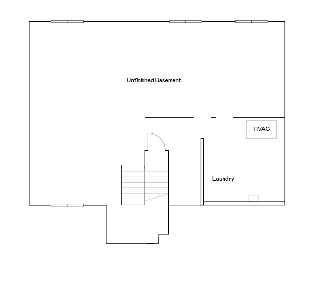Walker lower level floorplan.