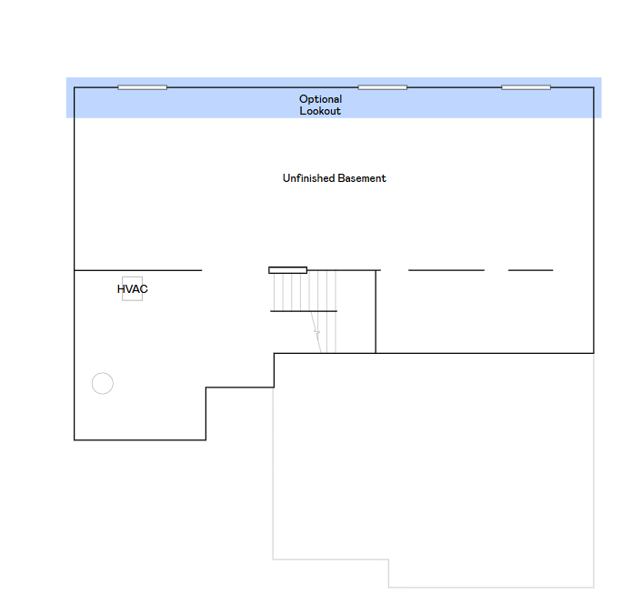 McKinley basement floorplan.