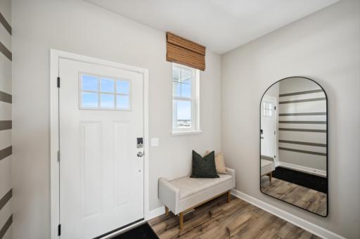 (Photo of model home, finishes will vary) Make the best first impression with this bright and open foyer.
