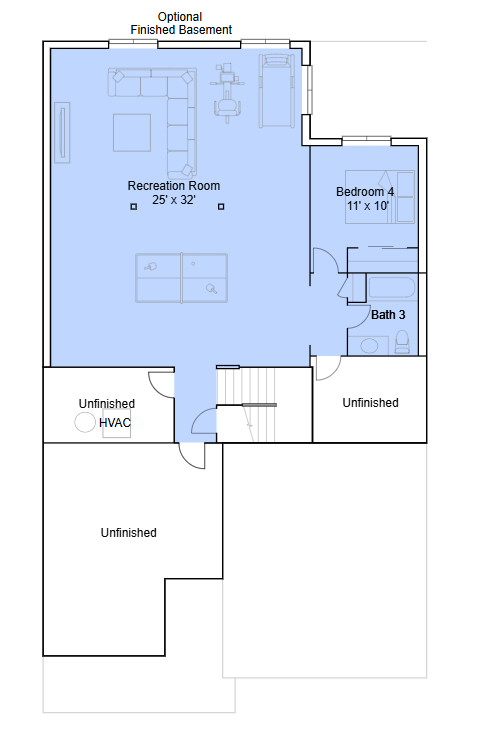 Birmingham lower level floorplan