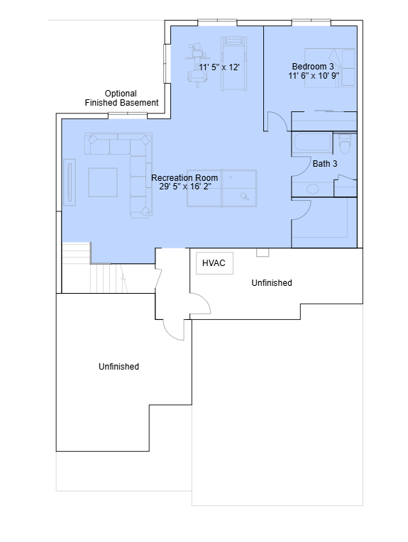 Brisbane upper level floorplan