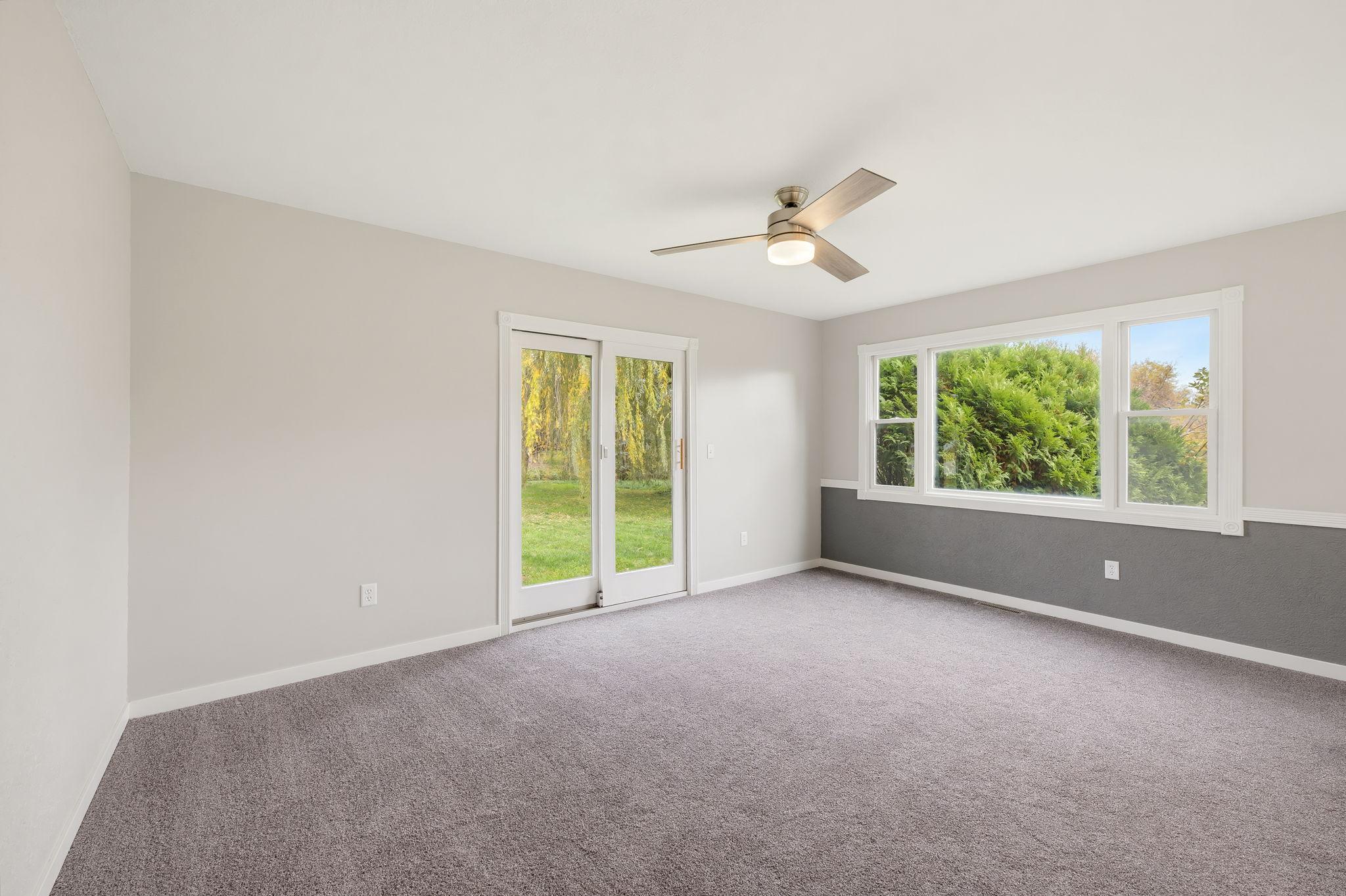 Living Room with New Carpet & Fresh Paint