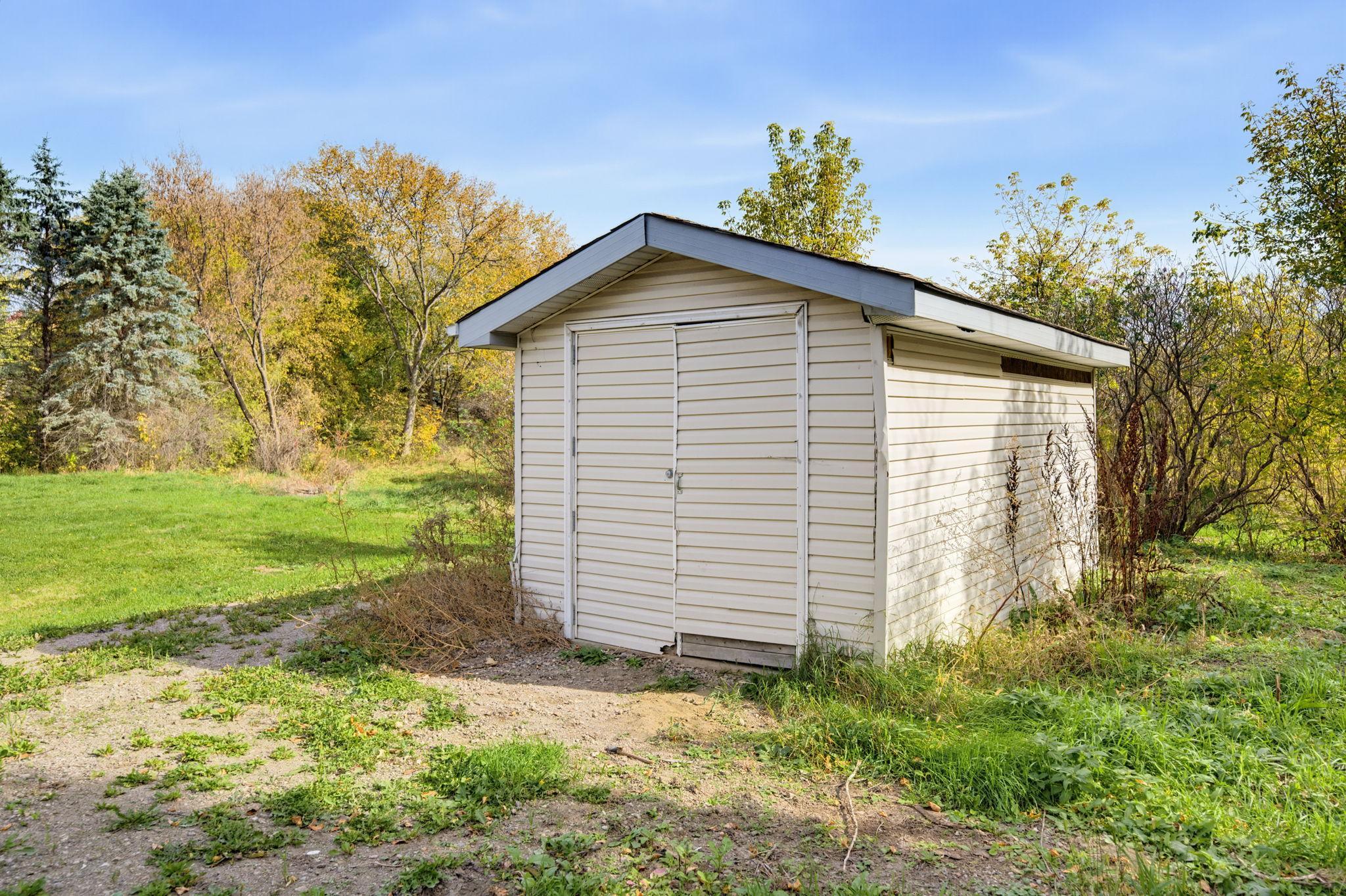 Backyard Shed Great for Storage